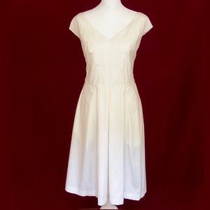 Vintage Piazza Sempione Cream Silk Dress